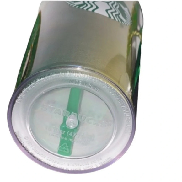 STARBUCKS Cold Cup Tumbler 16oz Acrylic Cold Cup With Lid & Straw NWT - Picture 3 of 5